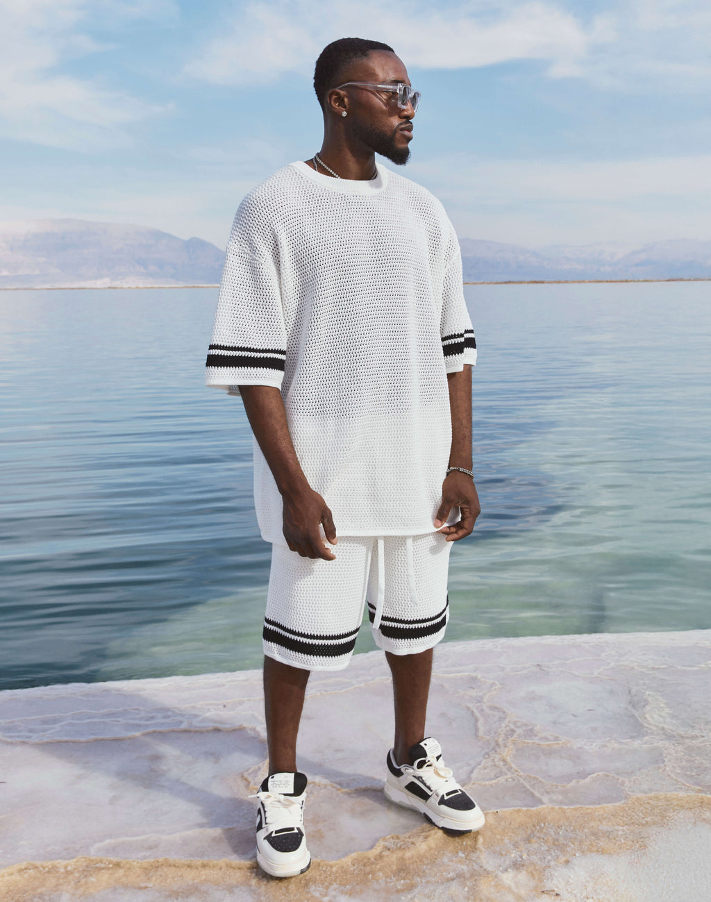 KNITTED P - B7 WHITE