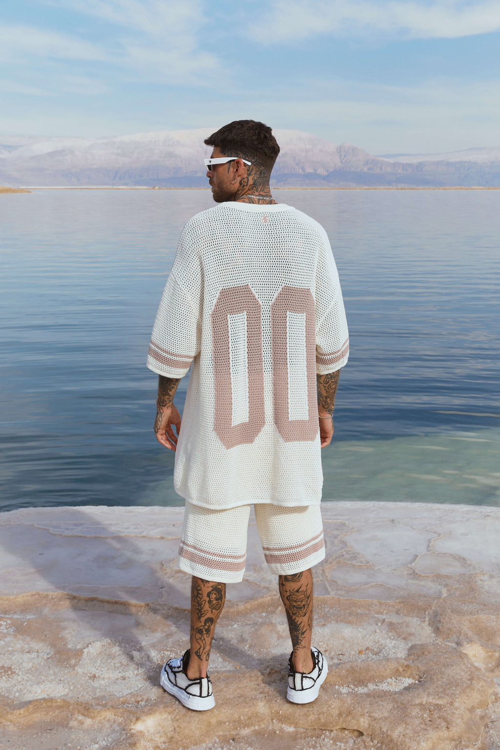 KNITTED T - B6            CREAM