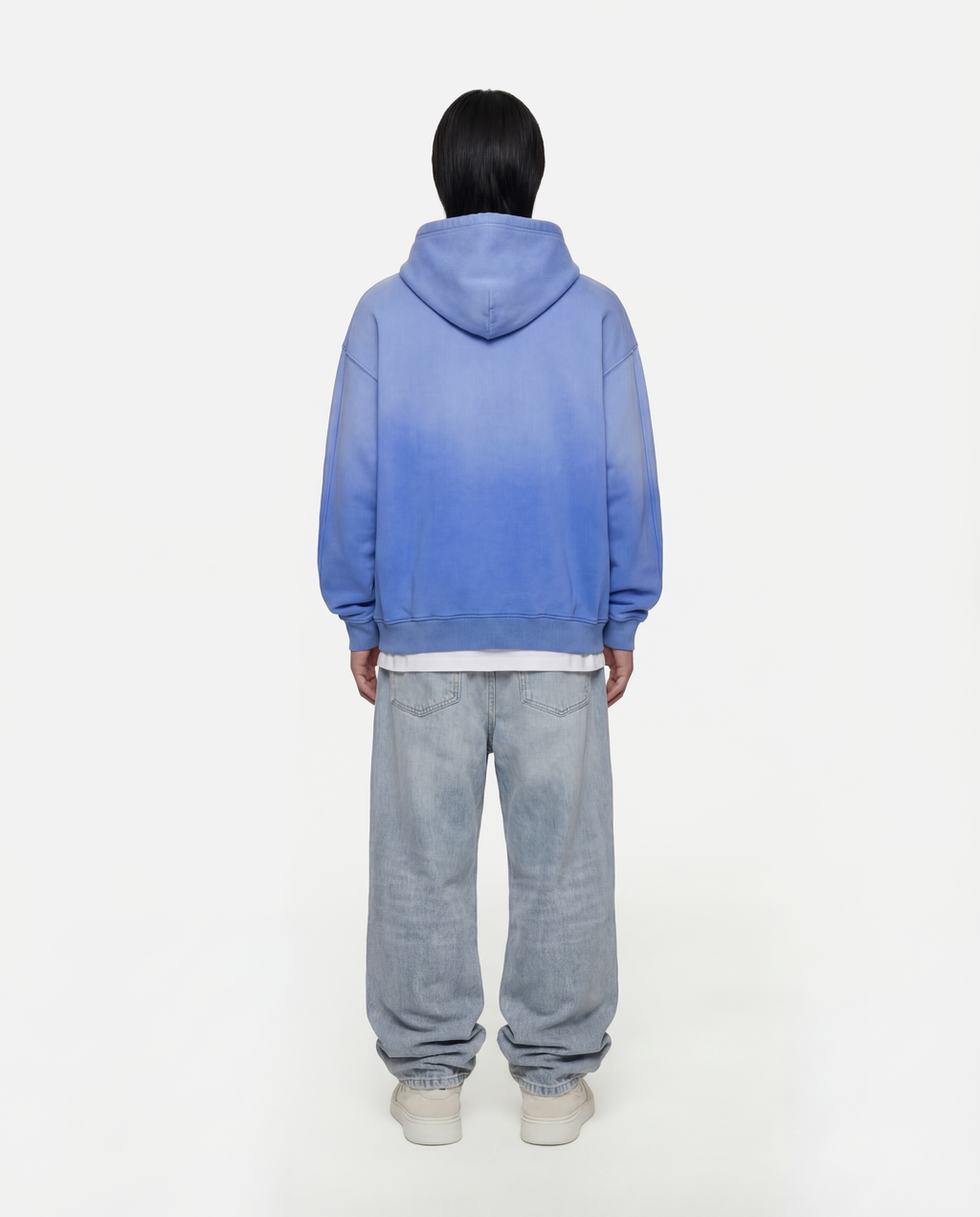 SCRIPT SYMBOL HOODIE      BLUE