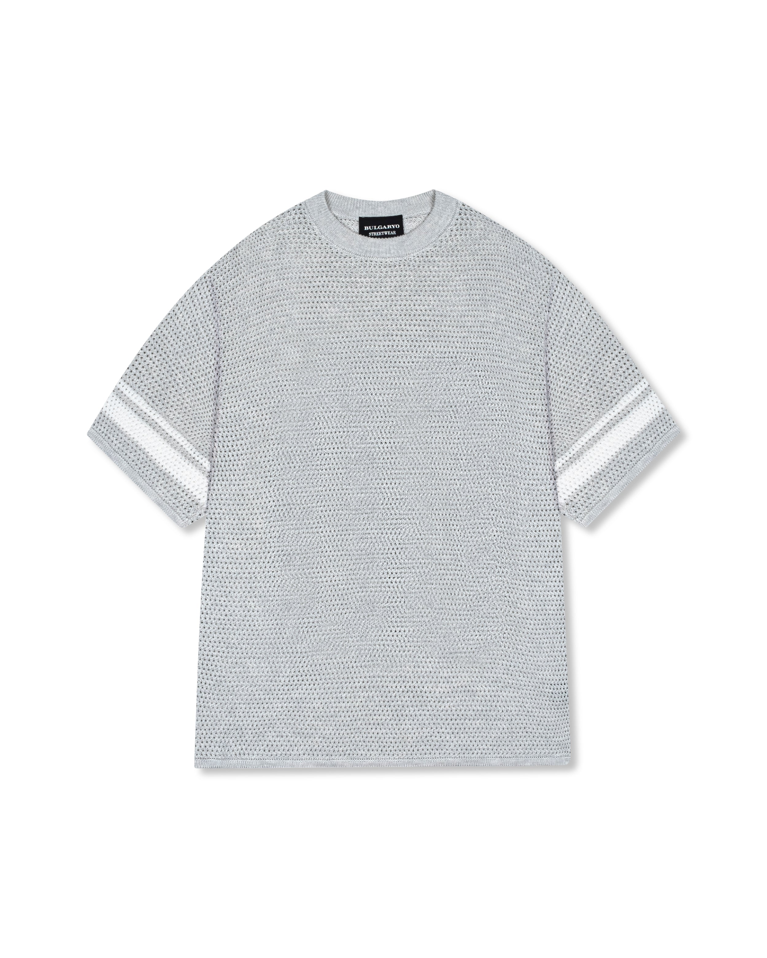 KNITTED T - B6            L.GRAY