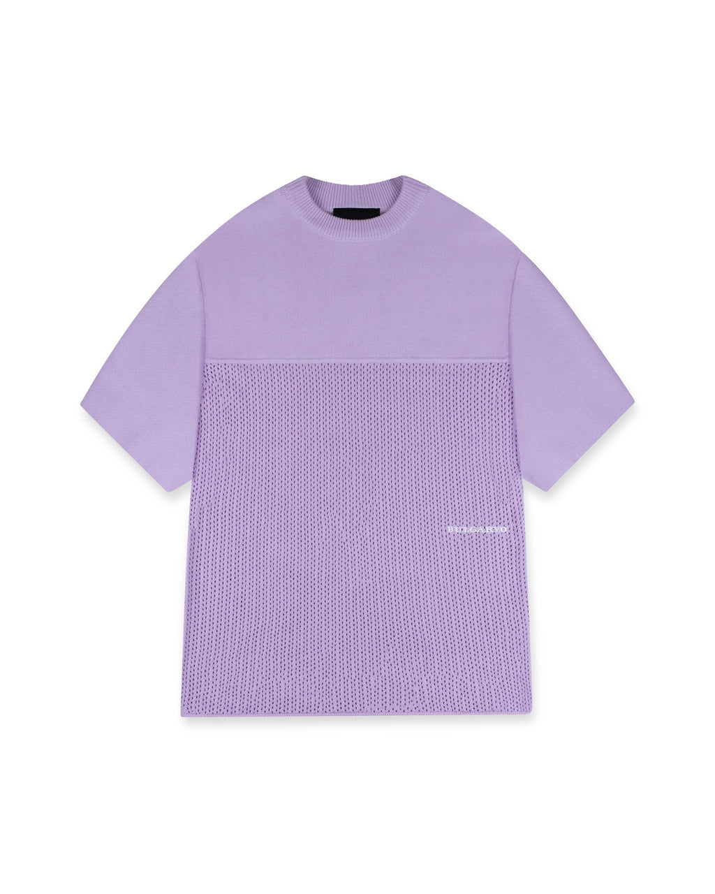 KNITTED T - B2 LILAC