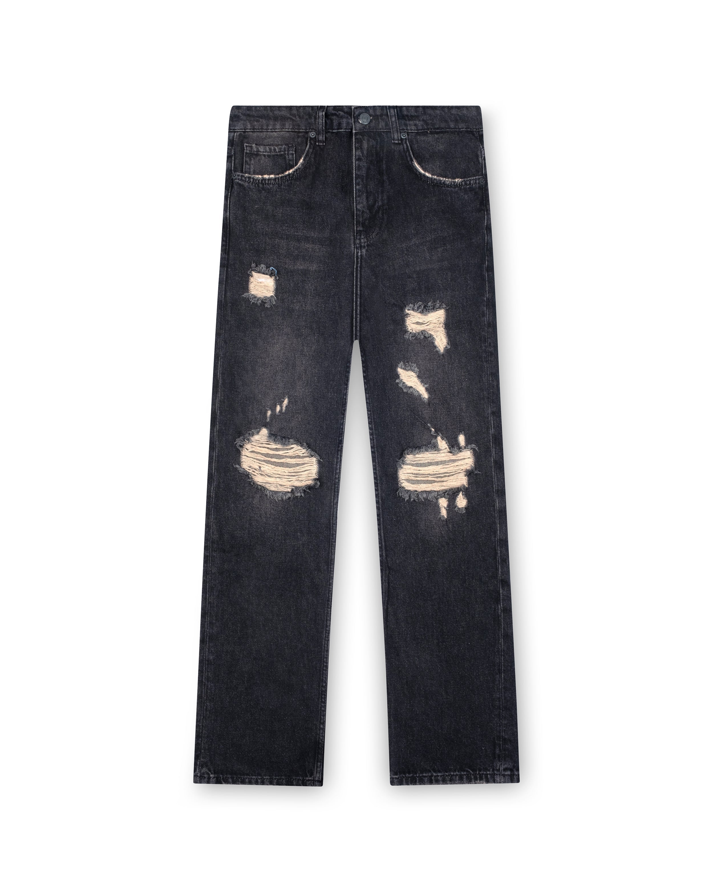 DENIM JEANS - R103  BLACK