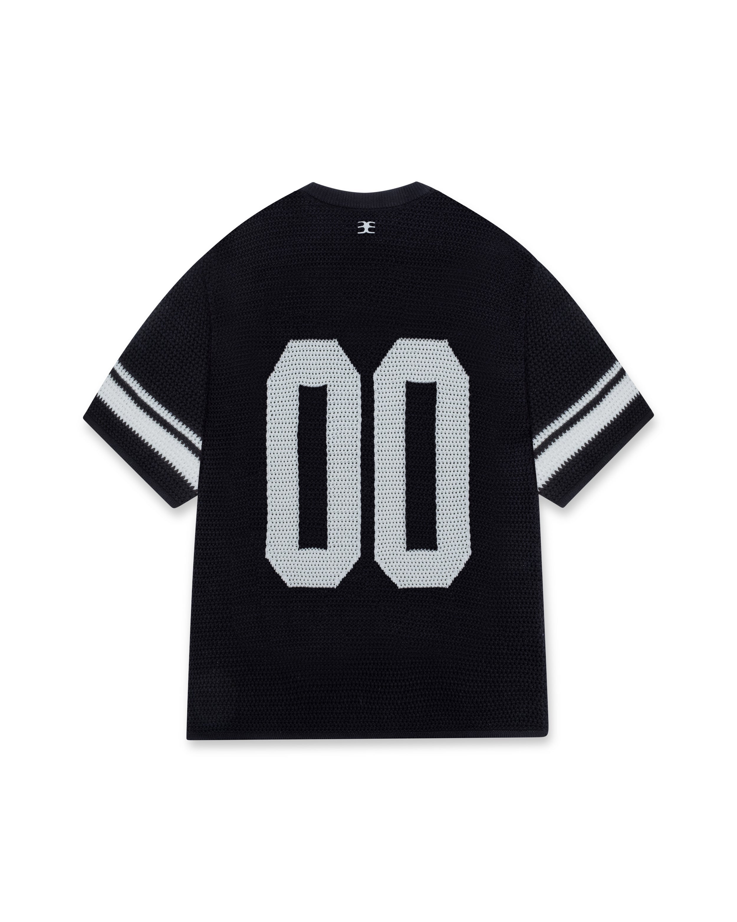 KNITTED T - B6            BLACK