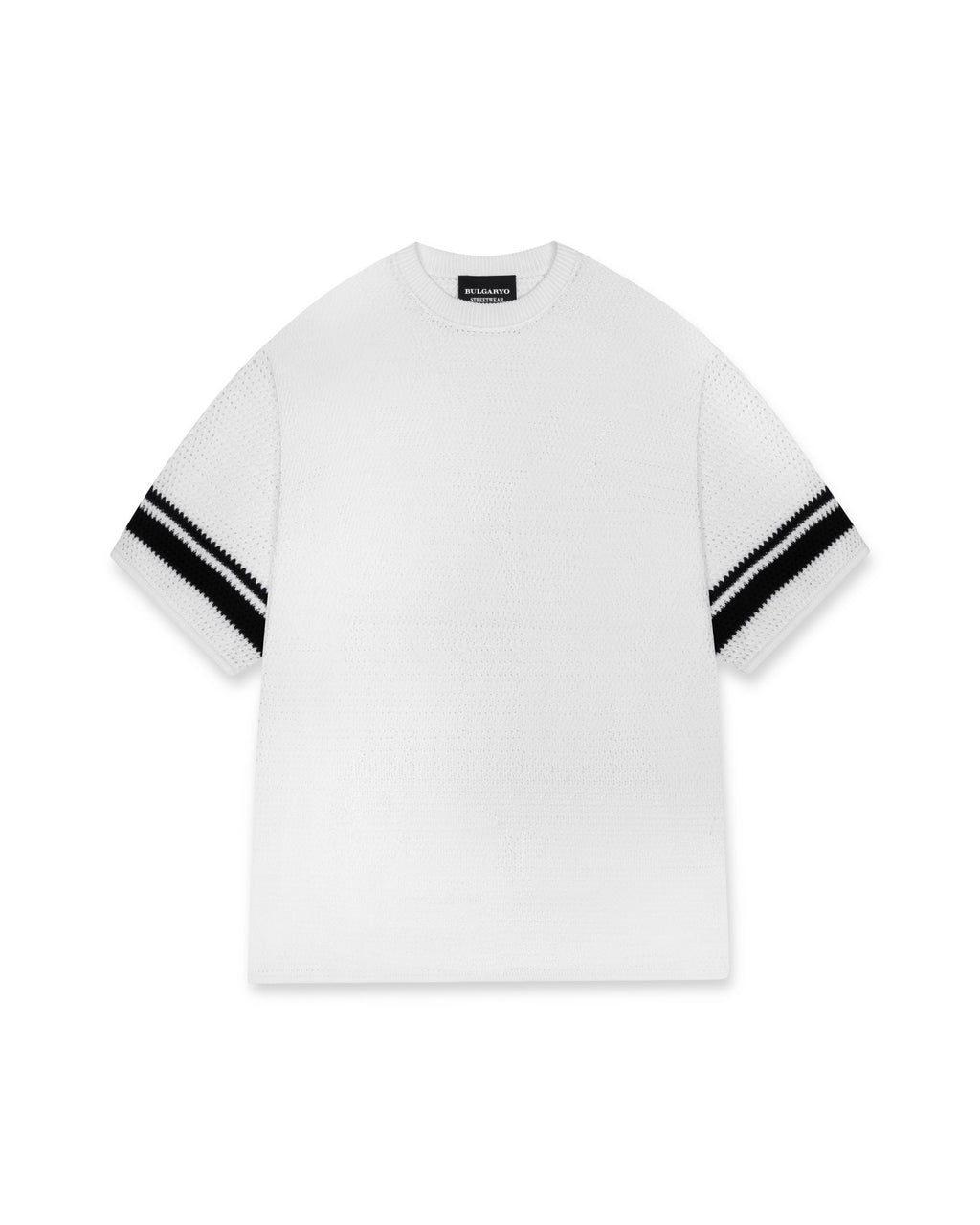 KNITTED T - B6            WHITE