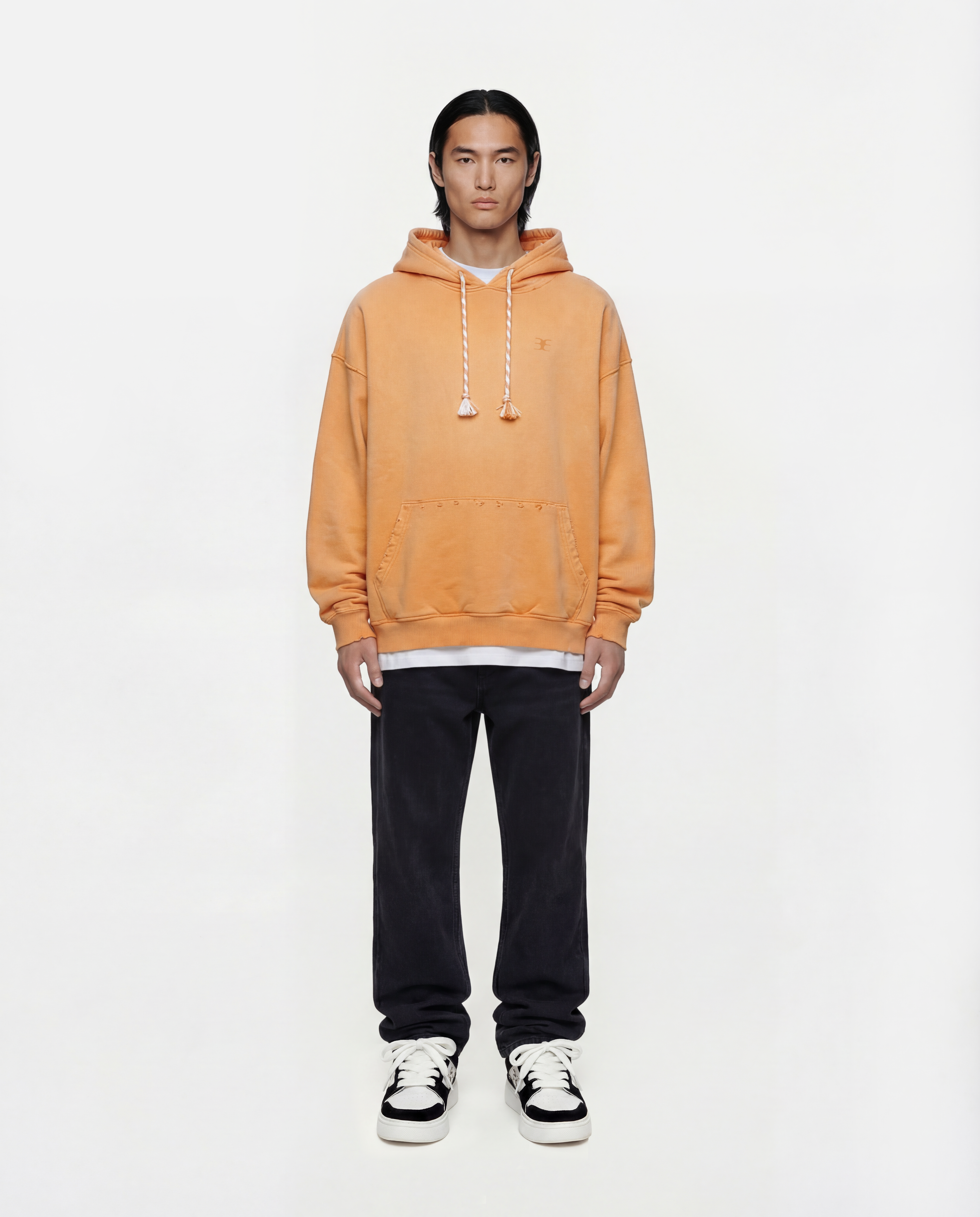 SCRIPT SYMBOL HOODIE      ORANGE